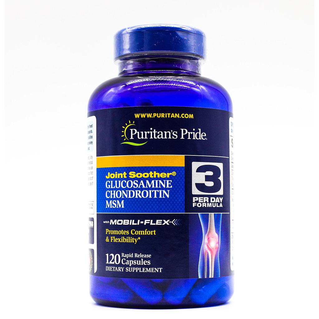 Puritan's Pride Glucosamine Chondroitin Msm40Serv.120Caps